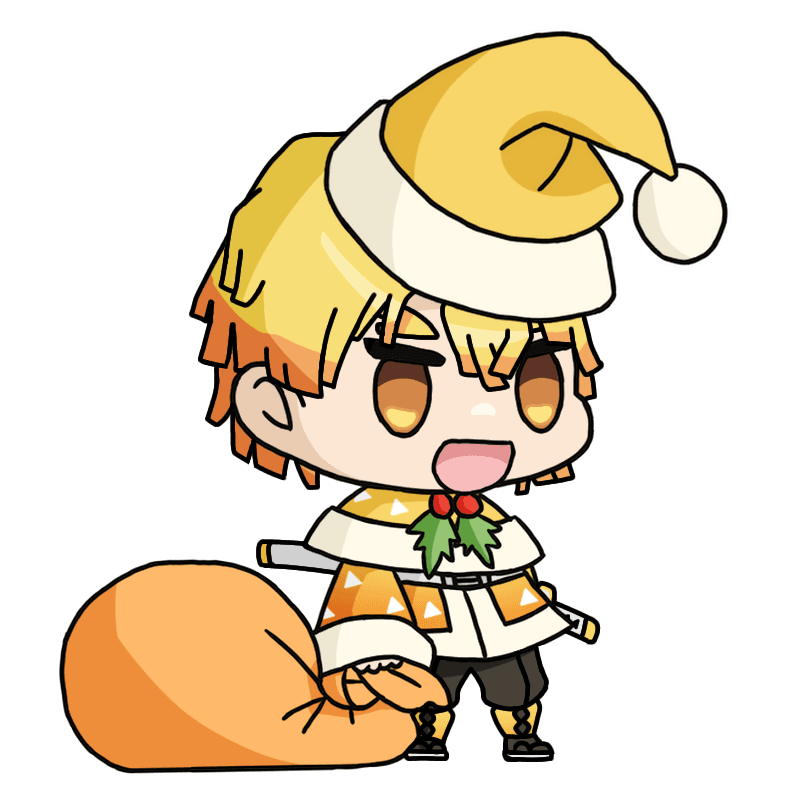 Agatsuma Zenitsu Padoru version by Pikapoopowo