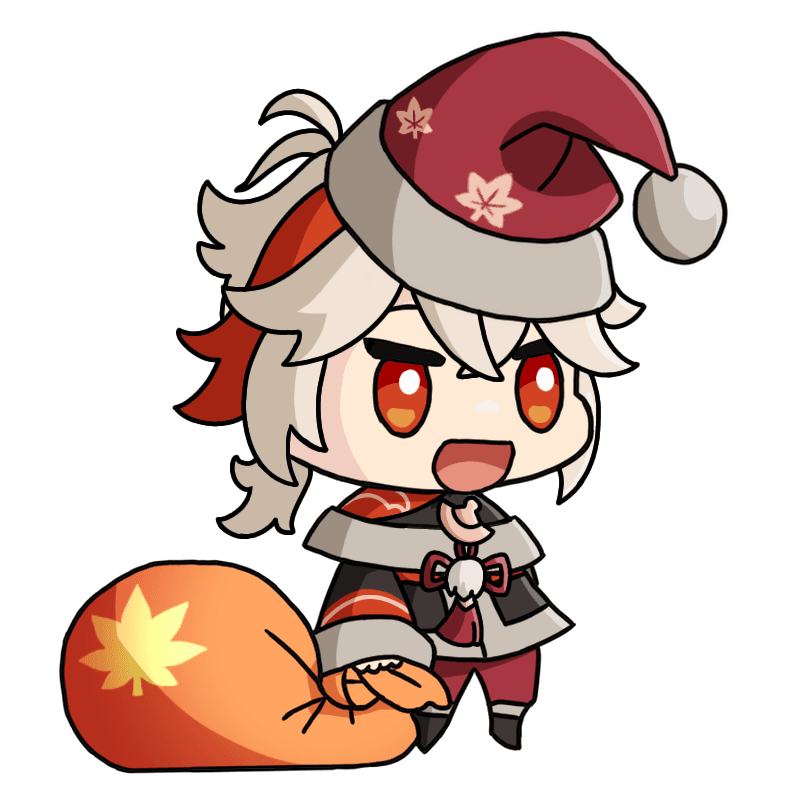 Kaedehara Kazuha Padoru version by Pikapoopowo 