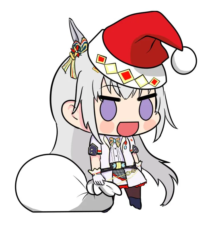 Oguri Cap Padoru version by Oogami Fuyuki