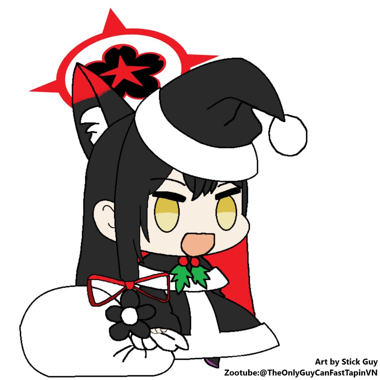 Kosaka Wakamo Padoru version by Stick Guy (or Lê Công Thượng Lưu)