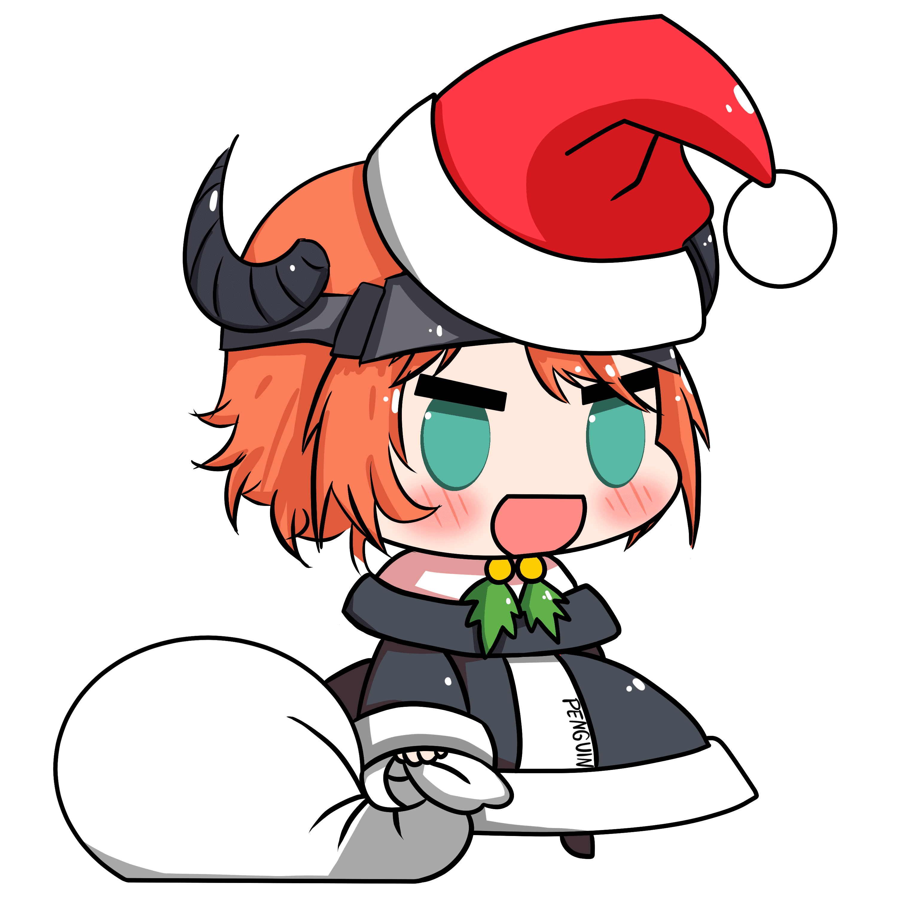 Versions of Croissant Padoru drawn by lefwer