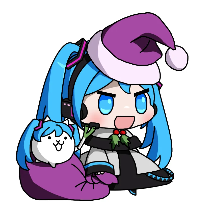 Hatsune Miku Padoru version by Pikapoopowo