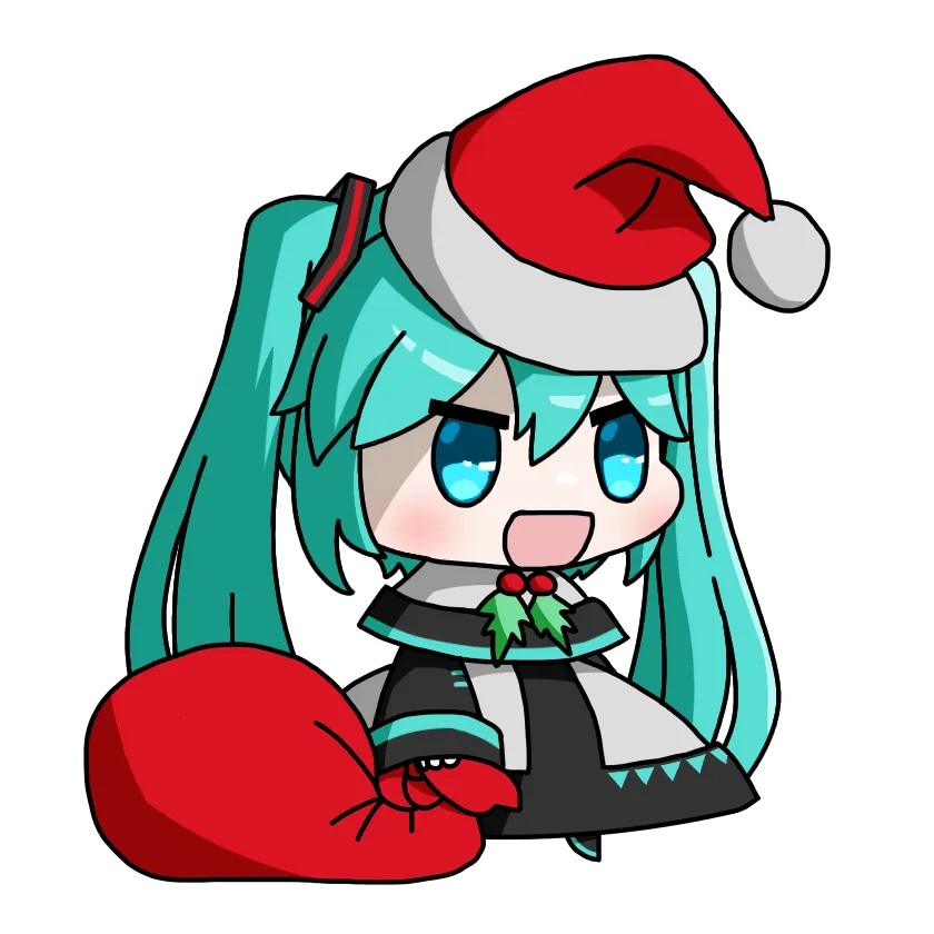 Hatsune Miku Padoru version by Pikapoopowo